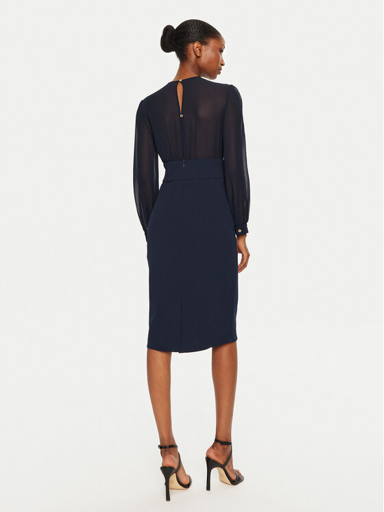 Rinascimento Rinascimento Coctailkleid CFC0120006003 Dunkelblau Regular Fit