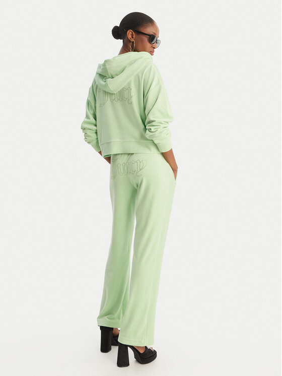 Juicy Couture Juicy Couture Sporta bikses Tina JCWBJ126327 Zaļš Straight Leg