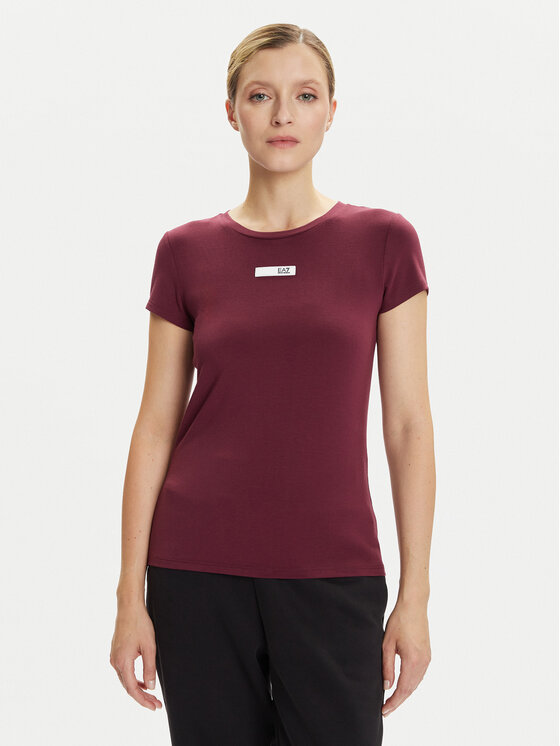 EA7 Emporio Armani EA7 Emporio Armani T-krekls 7W000673 AF12945 M5064 Bordo Slim Fit