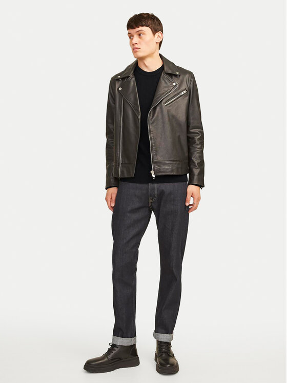 Jack&Jones Jack&Jones Džemper Perfect 12257771 Crna Regular Fit