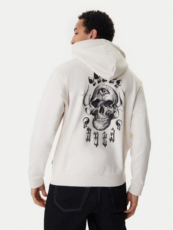 RVCA Bluză All Seeing Hoodie EVYSF00133 Bej Regular Fit