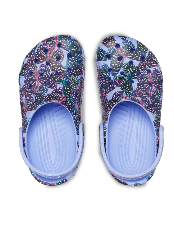 Crocs Crocs Klapki Classic Butterfly Clog Kids 208297 Niebieski