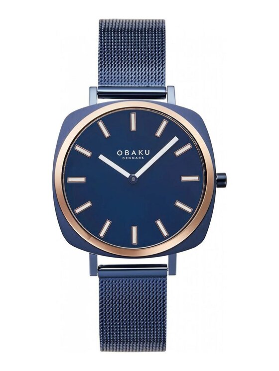 Obaku Obaku Hodinky V296LXSLML Modrá