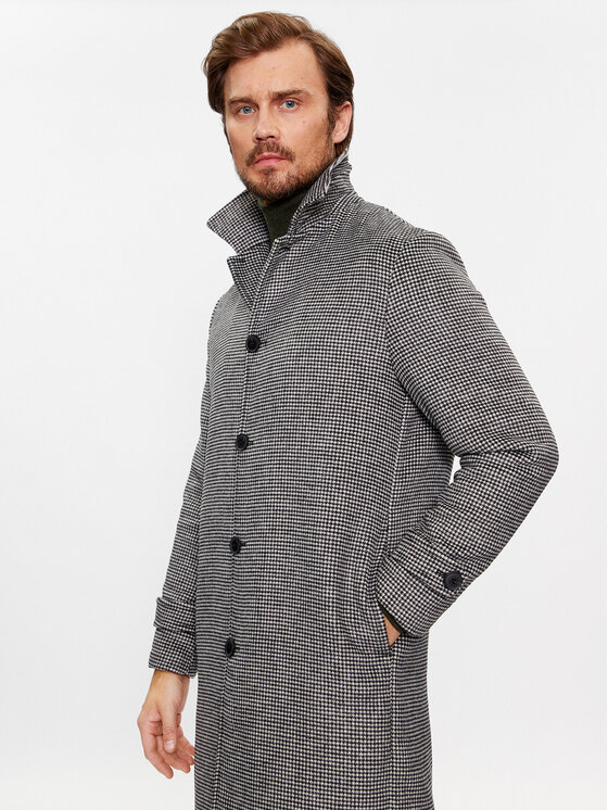 United Colors Of Benetton United Colors Of Benetton Преходно палто 2VVSUN03C Сив Regular Fit