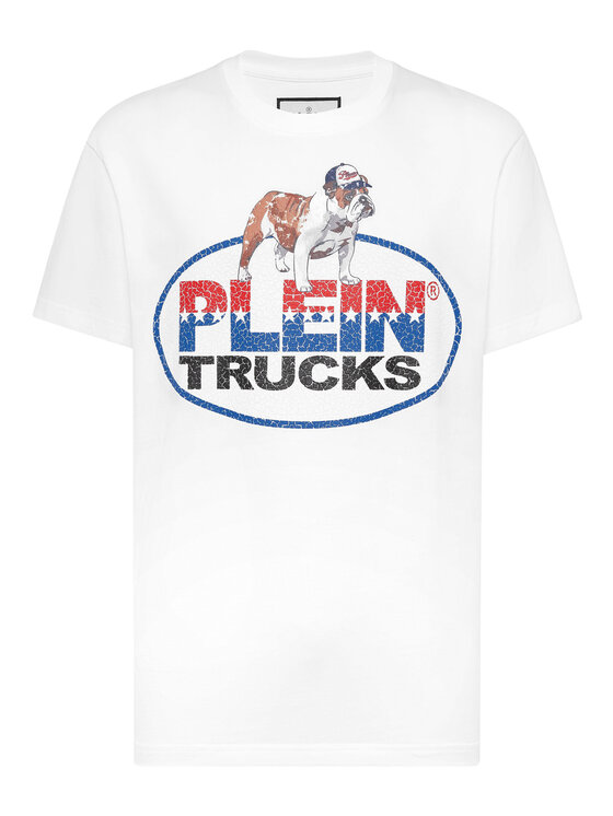 PHILIPP PLEIN PHILIPP PLEIN T-Shirt 26171 Biały Regular Fit