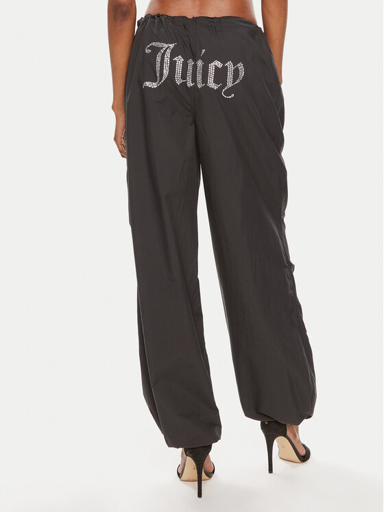 Juicy Couture Juicy Couture Pantaloni di tessuto Ayla JCWBJ24341 Nero Oversize