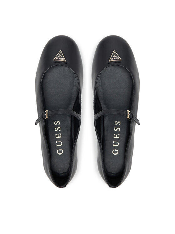 Guess Guess Baleriny FLTKLD LEA02 Czarny