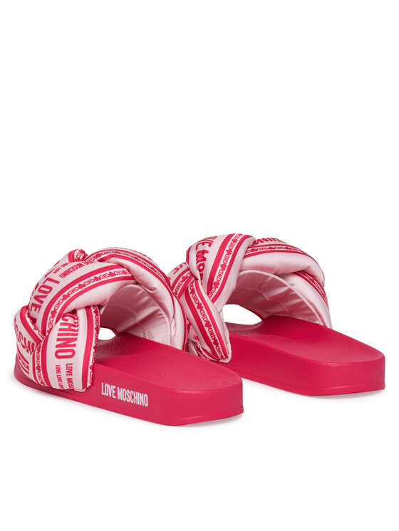 LOVE MOSCHINO LOVE MOSCHINO Klapki JA28312G0MIW360A Różowy