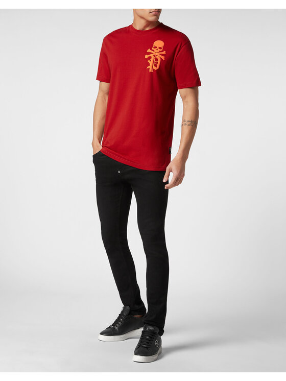 PHILIPP PLEIN PHILIPP PLEIN T-shirt 429 Rosso Regular Fit