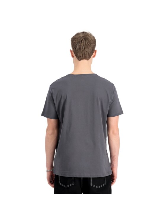 Alpha Industries Alpha Industries T-Shirt AI.146509-684 Szary Regular Fit