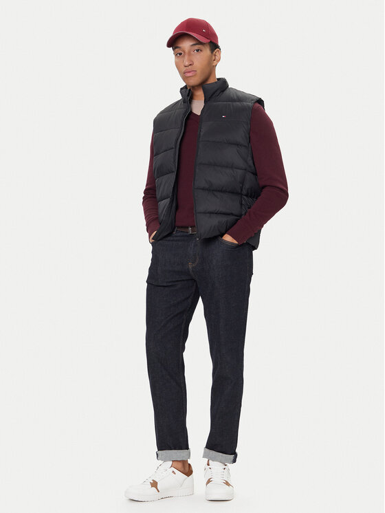 Tommy Hilfiger Tommy Hilfiger Kamizelka MW0MW41981 Czarny Regular Fit