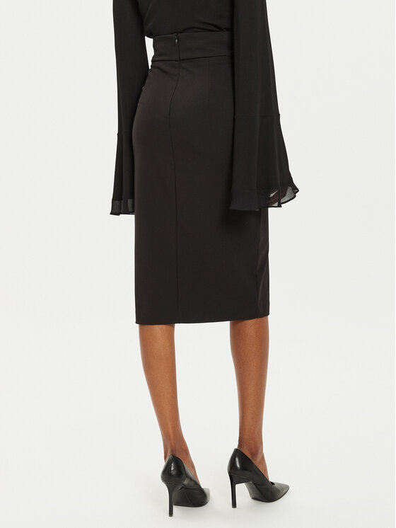 Rinascimento Rinascimento Suknja olovka CFC0119972003 Crna Slim Fit