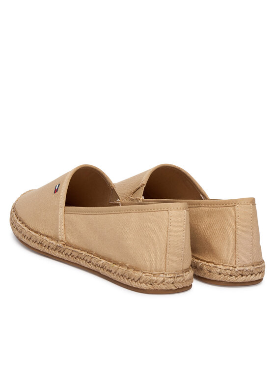 Tommy Hilfiger Tommy Hilfiger Espadryle Flag Canvas Espadrille FW0FW08541 Beżowy