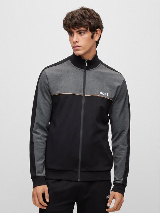 Veste Bleu Homme Hugo Boss Tracksuit pas cher 