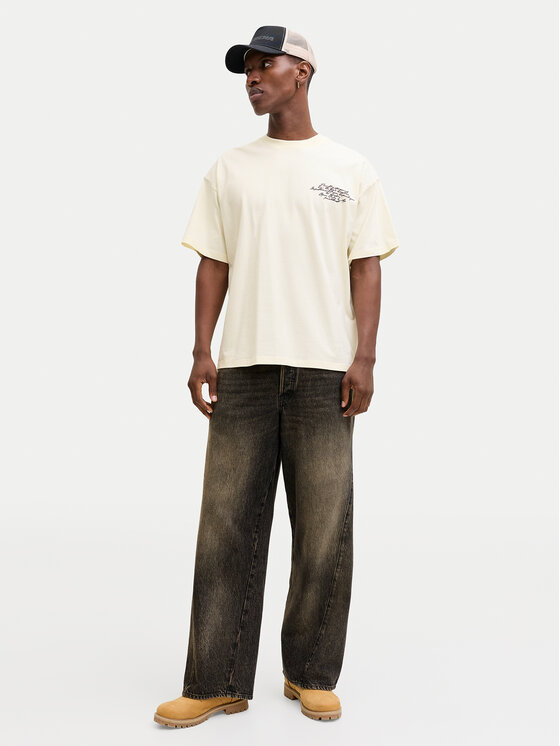 Jack & Jones Jack & Jones Tričko Dust 12292982 Žltá Loose Leg