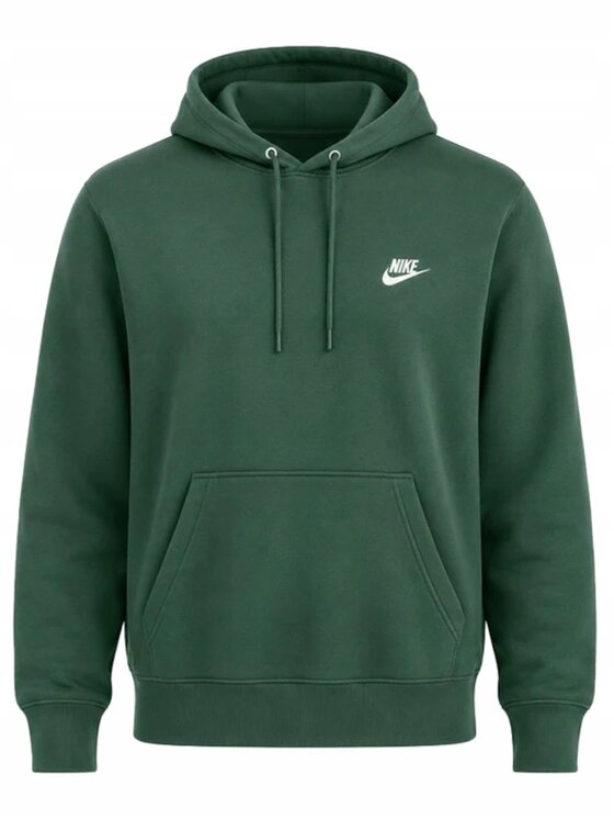 Nike Nike Bluza CLUB FN3859-323 Zielony Standard Fit