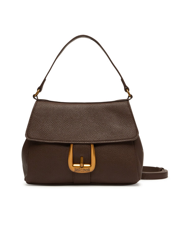 Just Cavalli Just Cavalli Ročna torba Iconic Snakes 81RA4BH3 ZSB81 Temno rjava