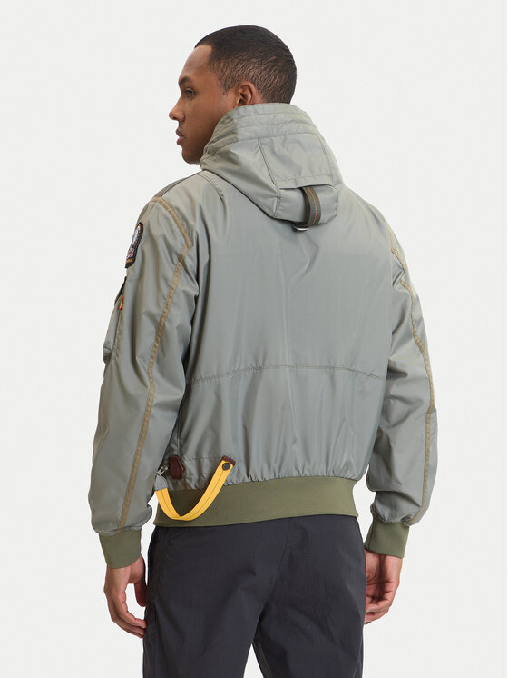 Parajumpers Parajumpers Pārejas jaka Gobi 26SMPMJKMA01 Zaļš Regular Fit