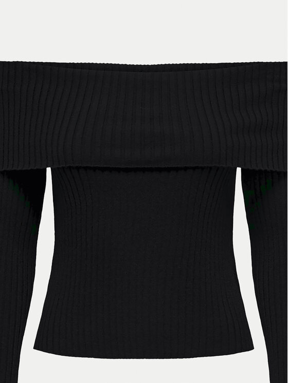 JDY JDY Blúz Liva 15336133 Fekete Slim Fit