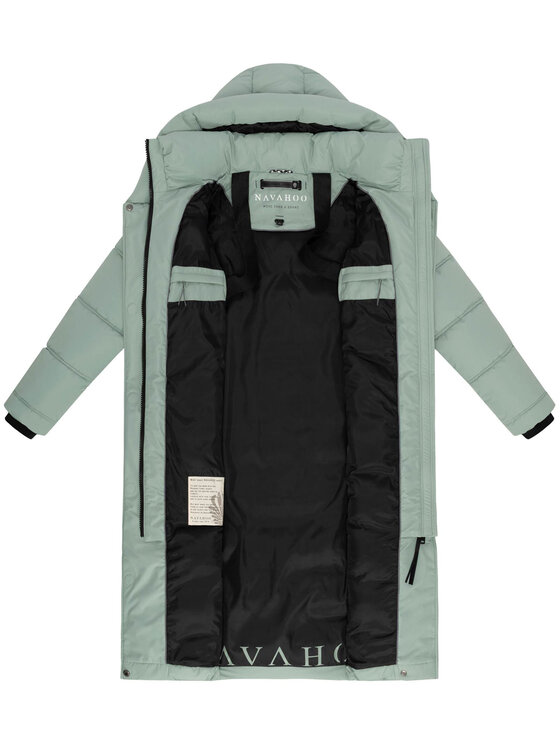 Navahoo Navahoo Kurtka zimowa Engelsfeder Zielony Regular Fit