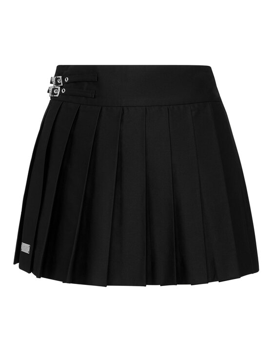 PHILIPP PLEIN PHILIPP PLEIN Mini sukňa 21695 Čierna Slim Fit