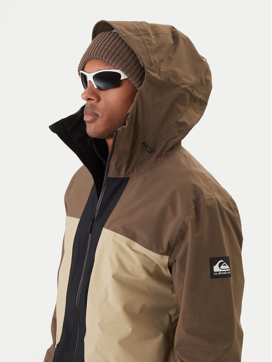 Quiksilver Quiksilver Geacă pentru snowboard Forever Stretch Goretex Jk EQYTJ03477 Maro Modern Fit