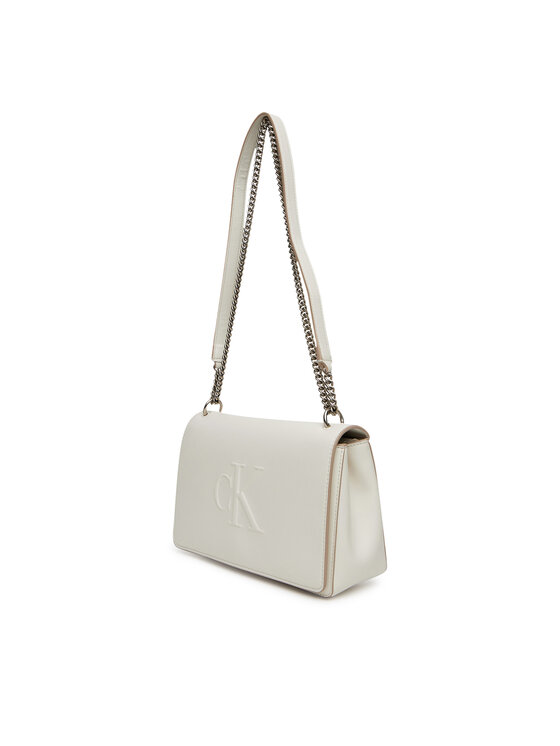 Calvin Klein Jeans Calvin Klein Jeans Borsetta Sculpted Ew Flap Conv Chain LV04K3035G Bianco