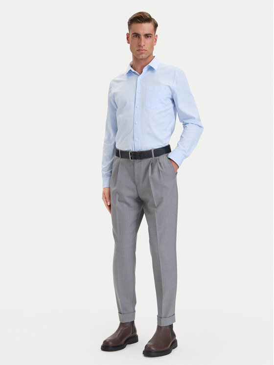 Calvin Klein Calvin Klein Hemd Eoe Oxford LV04LH111G Hellblau Regular Fit