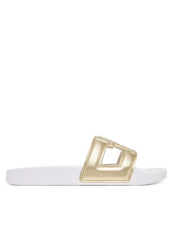 Tommy Hilfiger Şlapi Monogram Pool Slide FW0FW09525 Auriu