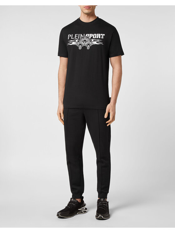 Plein Sport Plein Sport T-Shirt 1059 Czarny Regular Fit
