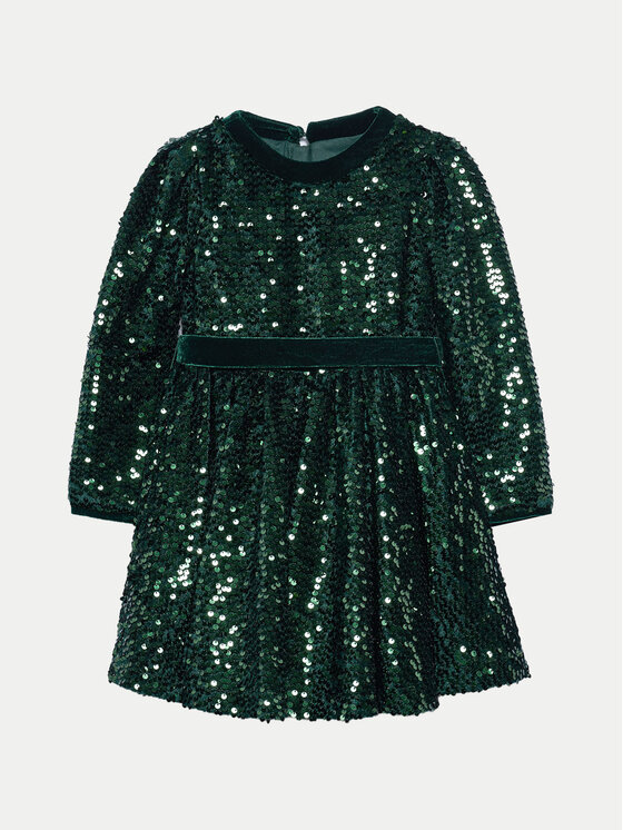 Abel & Lula Abel & Lula Rochie elegantă 5528 Verde Regular Fit