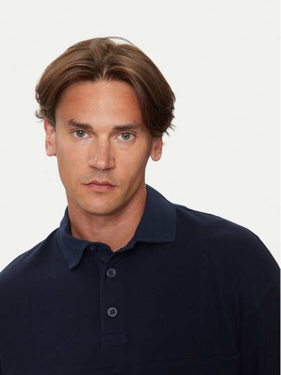 United Colors Of Benetton United Colors Of Benetton Polokošile 3G9WU3020 Tmavomodrá Regular Fit