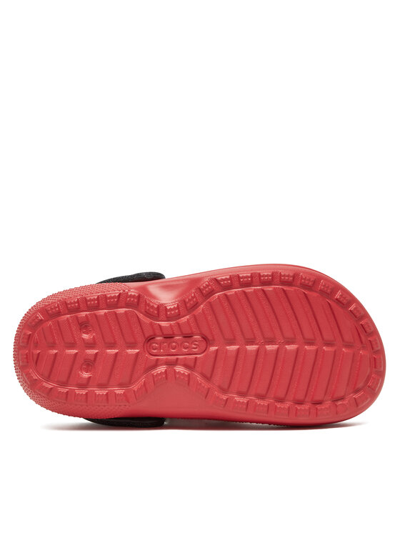 Crocs Crocs Klapki Classic Lined Santa Clog 210933 Czerwony