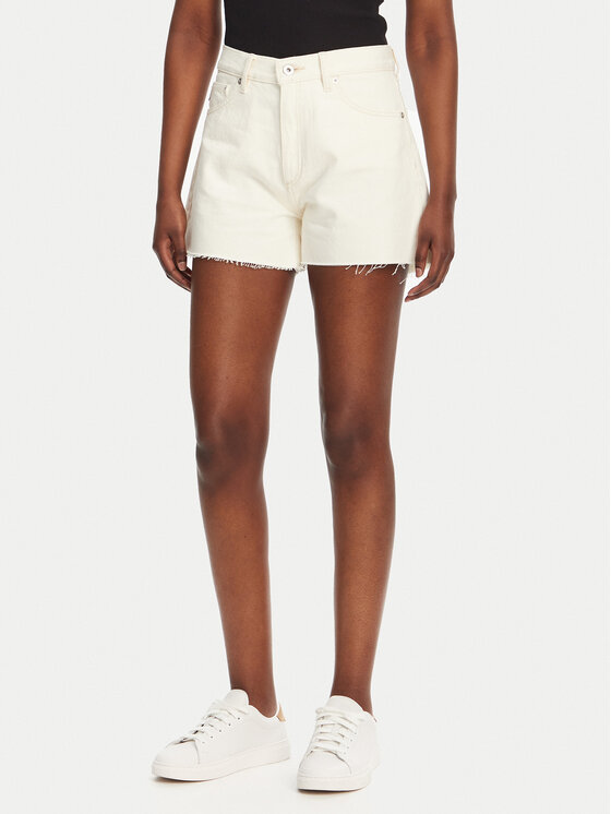 HUGO HUGO Pantaloni scurți de blugi Gimusa_1_B 50540160 Bej Regular Fit