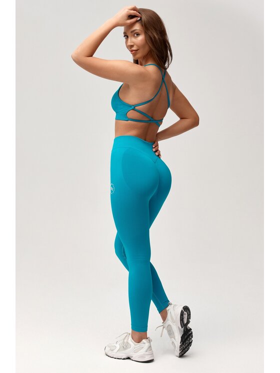 ROUGH RADICAL ROUGH RADICAL Leggings SEAMLESS GLOW LONG Turchese Slim Fit