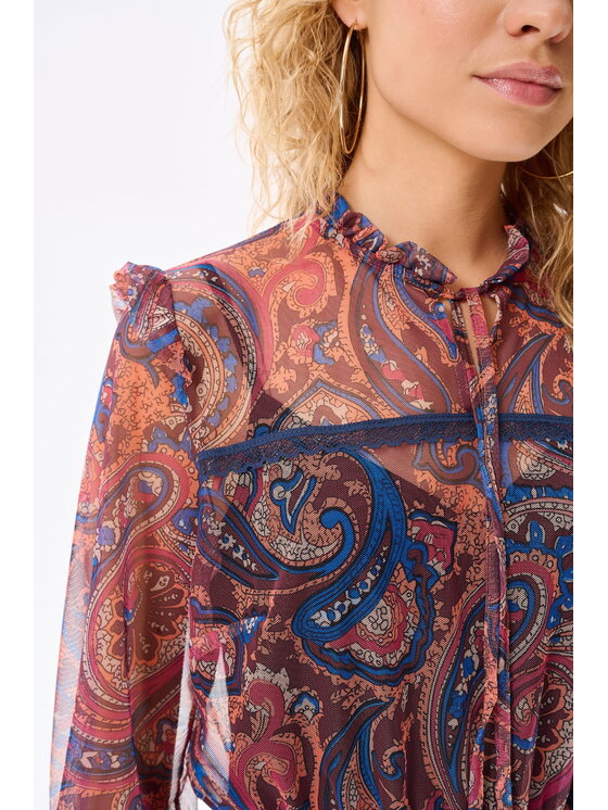 blue shadow blue shadow Sukienka codzienna Emma Kolorowy Regular Fit