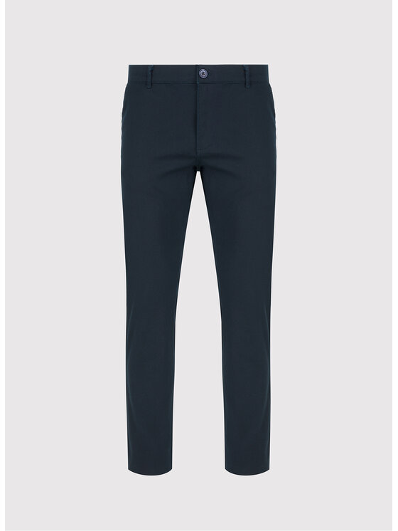 Pako Lorente Pako Lorente Spodnie materiałowe P25BN-WX-001 Granatowy Classic Fit