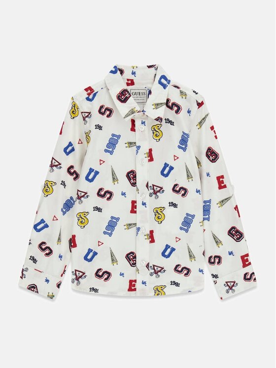 Guess Kids Guess Kids T-Shirt 183397 Kolorowy Classic Fit