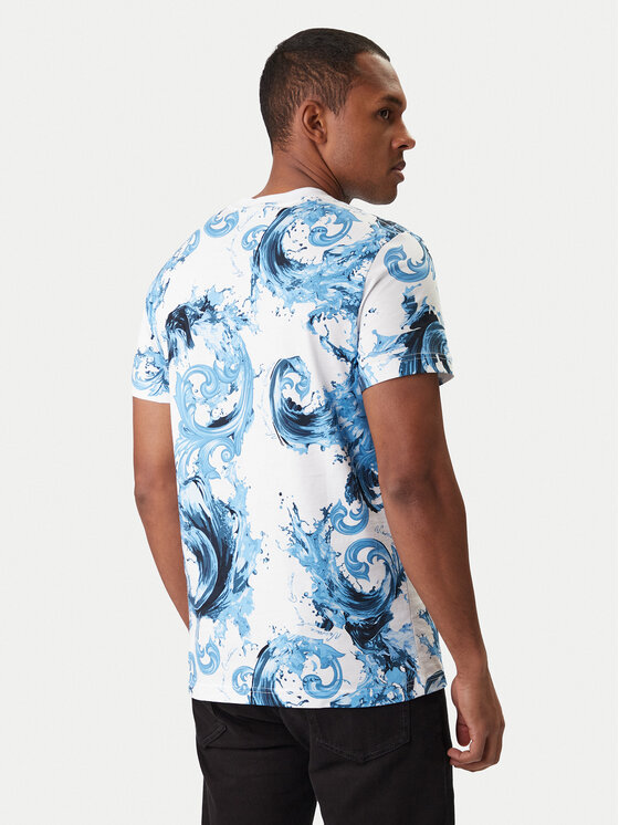 Versace Jeans Couture Versace Jeans Couture T-särk 80GAH6S0 JS543 Sinine Regular Fit