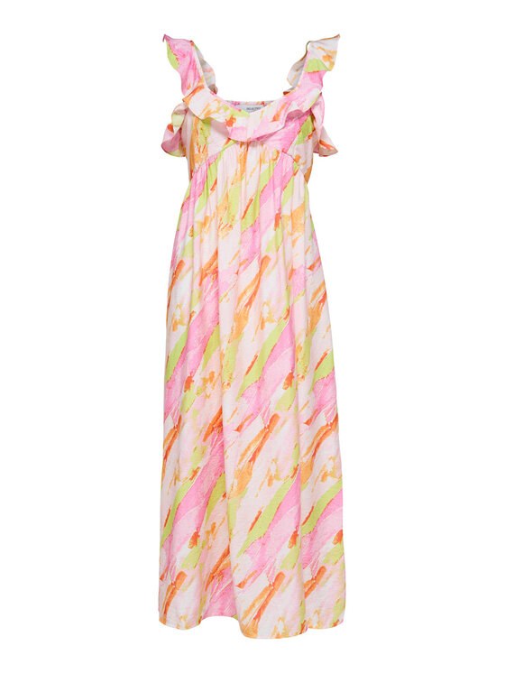 Selected Femme Selected Femme Sukienka codzienna 16089827 Różowy Regular Fit