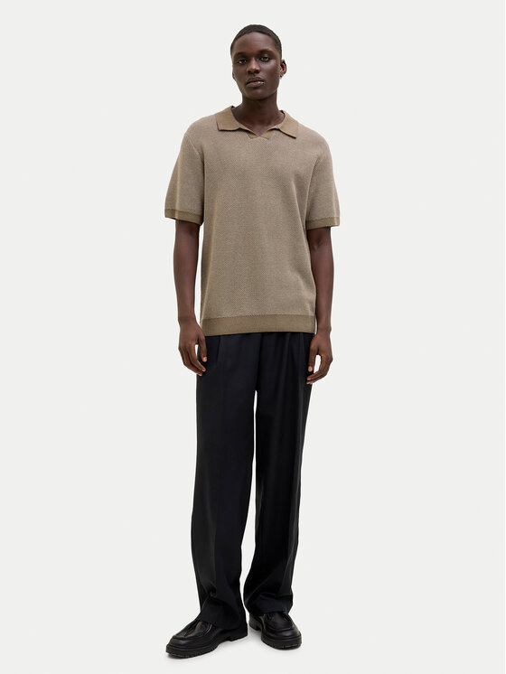 Jack & Jones Jack & Jones Polo Ceaston 12273012 Beżowy Regular Fit
