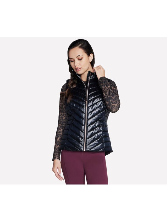 Skechers Skechers Gilet JA151-BLK Nero Regular Fit