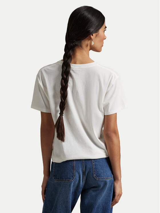 Polo Ralph Lauren Polo Ralph Lauren T-särk 211959104 Valge Regular Fit
