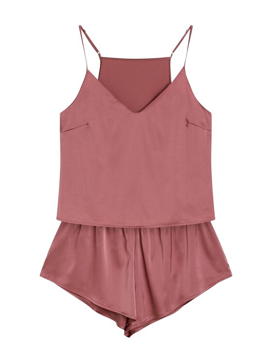 Esotiq Esotiq Piżama 42184 Fioletowy Regular Fit