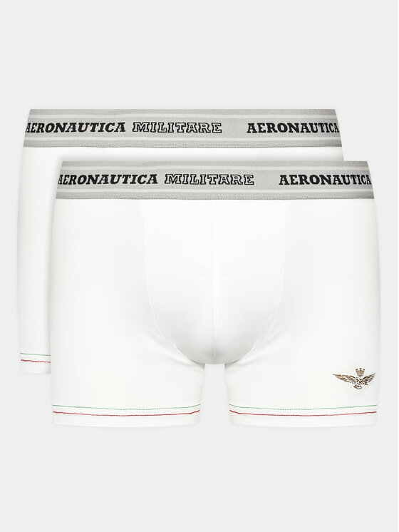 Aeronautica Militare Aeronautica Militare Set od 2 para bokserica AM1UBX003 Bijela