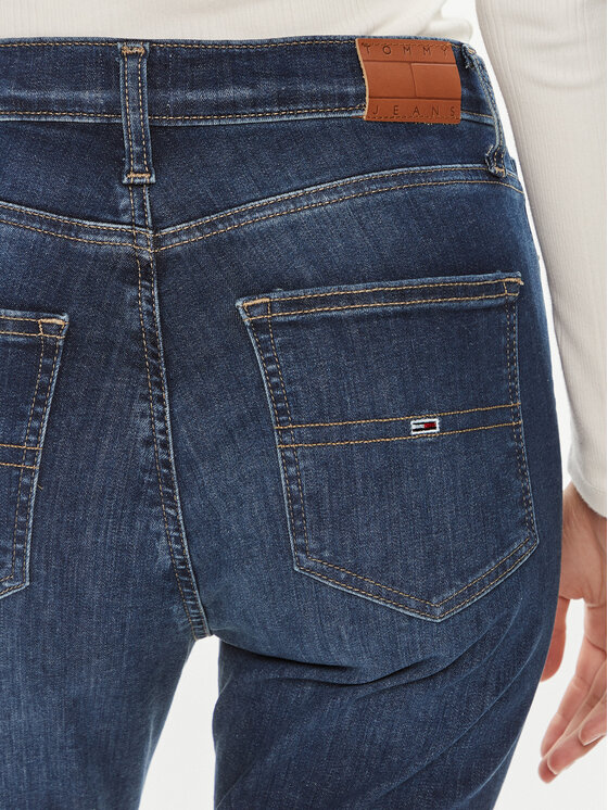 Tommy Jeans Tommy Jeans Τζιν Sylvia DW0DW19258 Σκούρο μπλε Skinny Fit