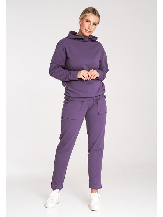 FIGL FIGLFIGL Felpa M1034 Viola Regular Fit