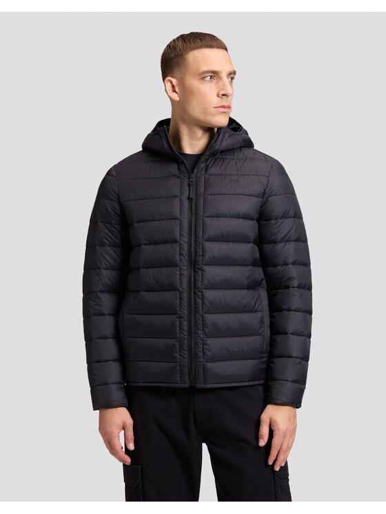 Lee Lee Kurtka puchowa PUFFER JACKET Czarny Regular Fit