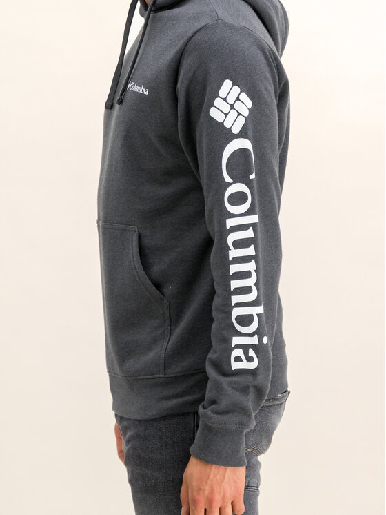 Columbia Columbia Sweatshirt Sleeve Graphic Hoodie 1821014 Gris Regular Fit