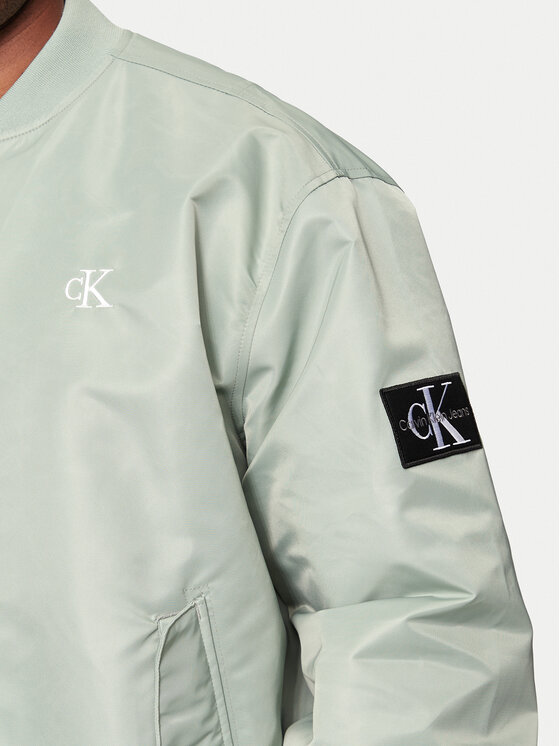 Calvin Klein Jeans Calvin Klein Jeans Kurtka bomber J30J325110 Zielony Relaxed Fit
